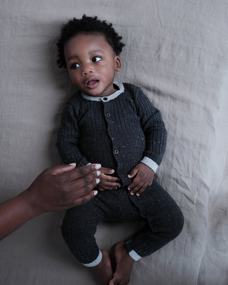 7AM Enfant - Long Sleeve Jumpsuit No Footie - Hug Me