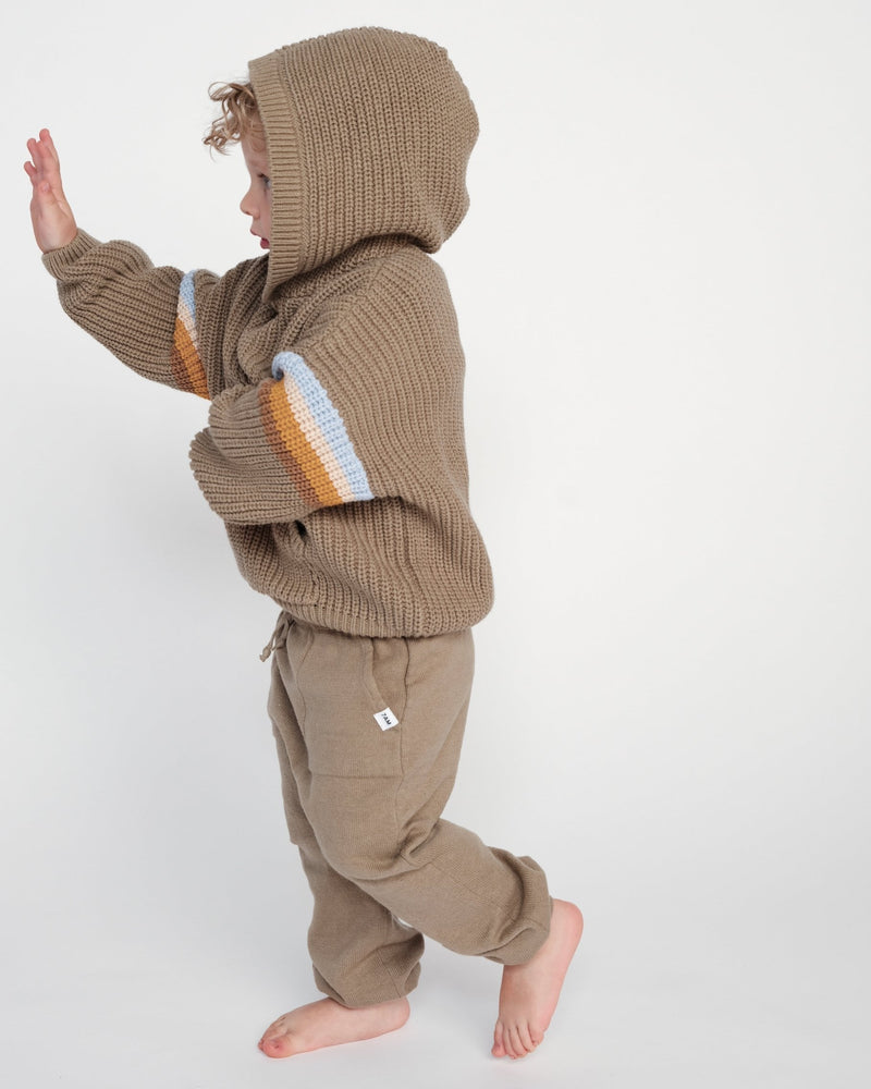 7AM Enfant - Pull épais à capuche - Chunky