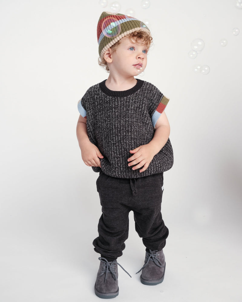7AM Enfant - Joggers côtelés épais