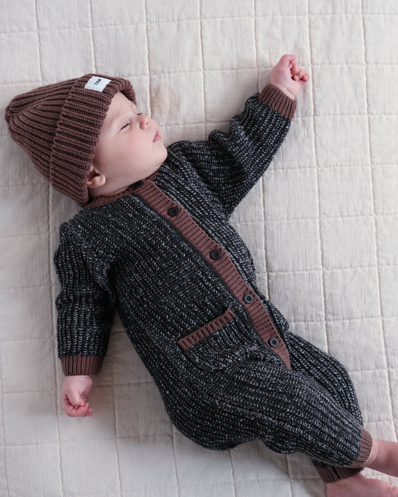 7AM Enfant - Long Sleeve Jumpsuit - Chunky