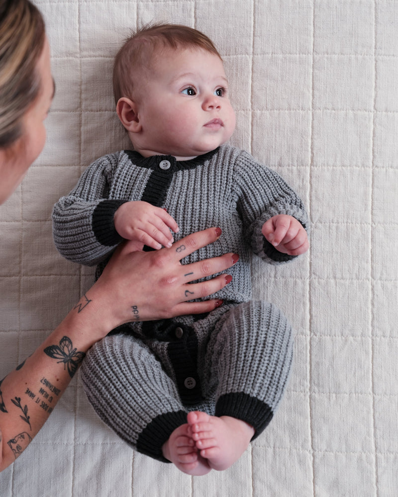 7AM Enfant - Long Sleeve Jumpsuit - Chunky