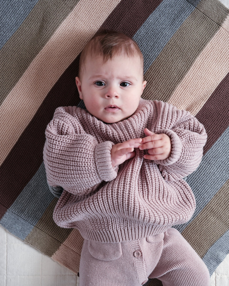 7AM Enfant - Knit Blanket - Chunky