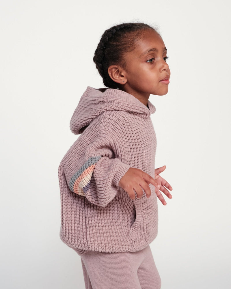 7AM Enfant - Pull épais à capuche - Chunky