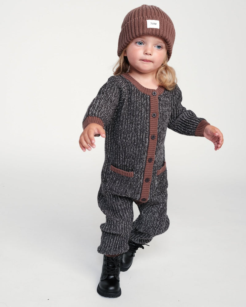 7AM Enfant - Long Sleeve Jumpsuit - Chunky