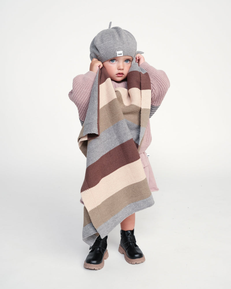 7AM Enfant - Knit Blanket - Chunky