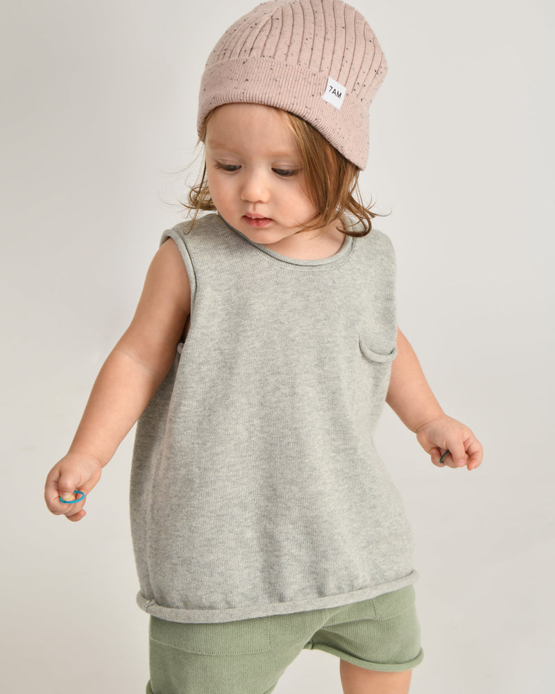 7AM Enfant - Débardeur boxy en coton