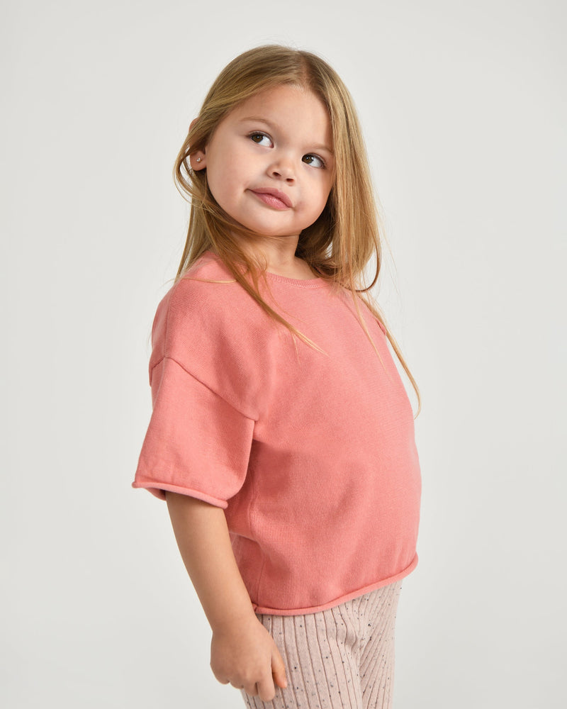 7AM Enfant - Boxy Cotton Tee Pocket