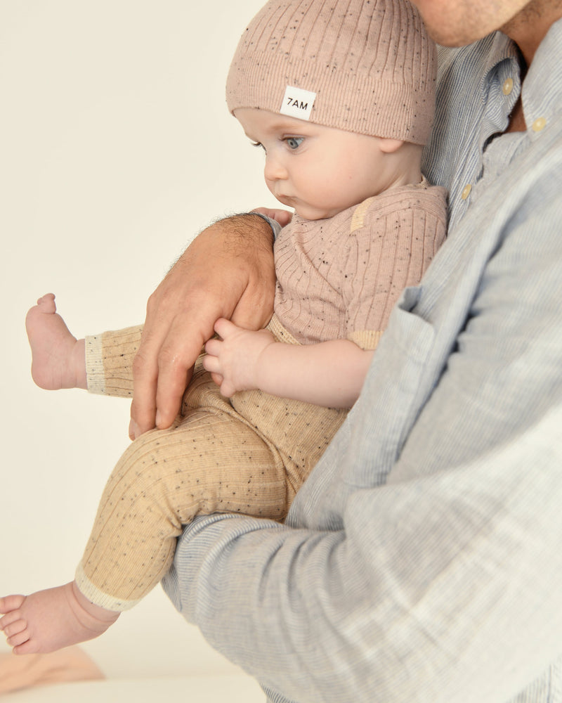 7AM Enfant - Short Sleeve Bodysuit - Hug Me
