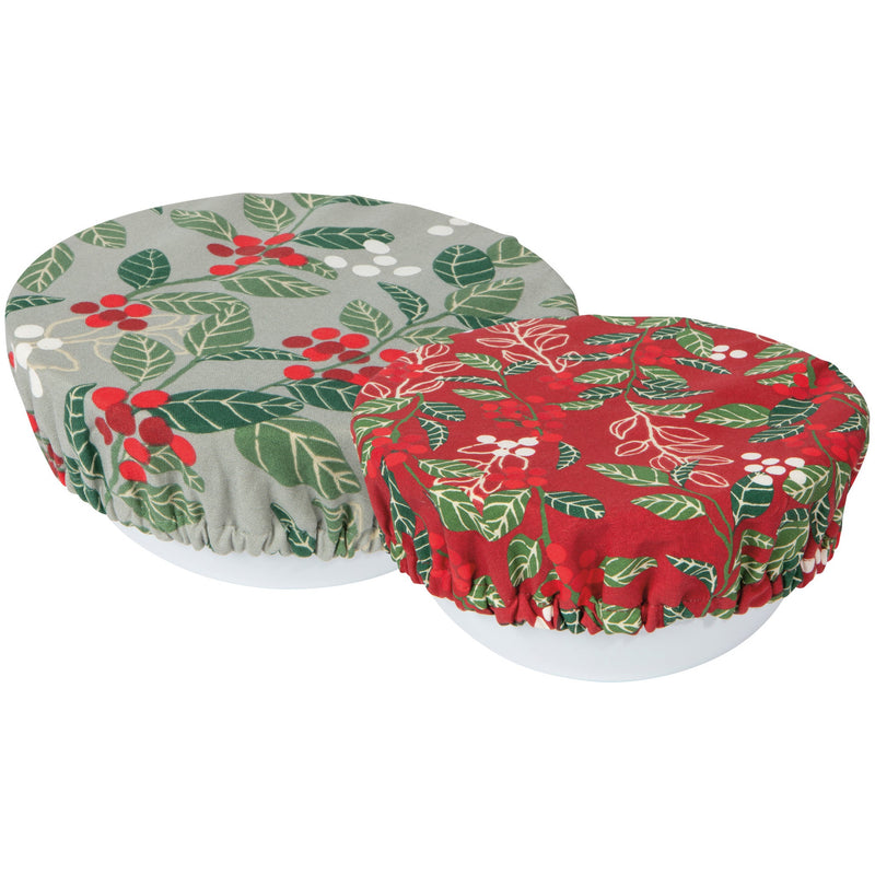 Now Designs - Merry Berry Christmas Save It Bowl Covers Set of 2