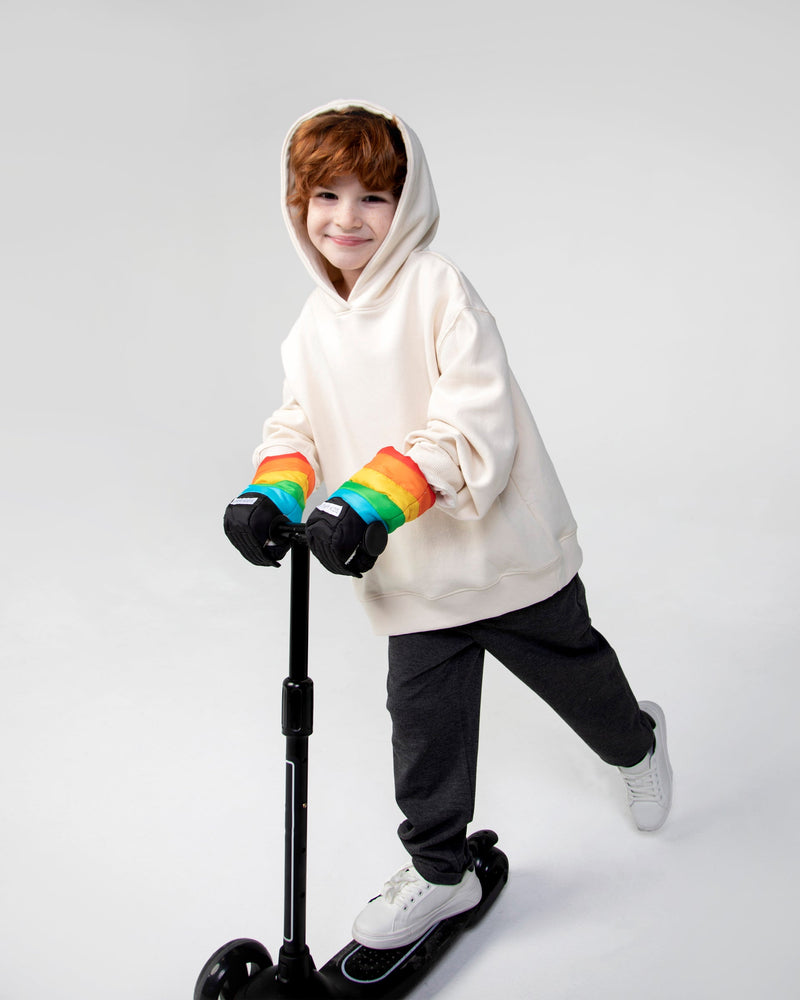 7AM Enfant - Moufles de trottinette pour enfants - Rainbow