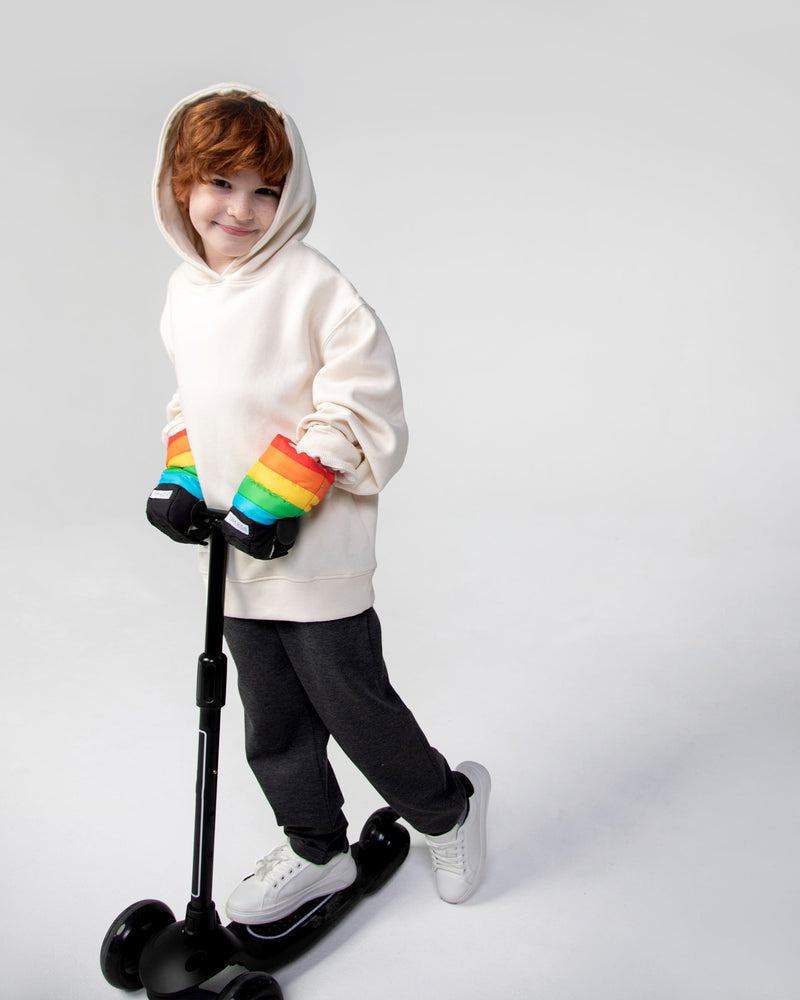 7AM Enfant - Moufles de trottinette pour enfants - Rainbow