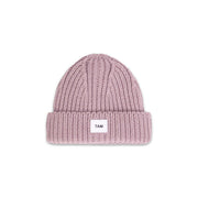 7AM - Beanie - Chunky Mother & Baby Ash Rose 0 - 6M