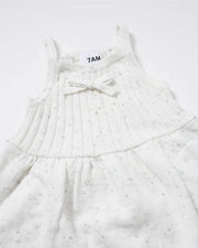 7AM - Camisole Dress - Ribbed Mother & Baby Seashell 6 - 9M
