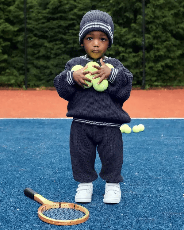 7AM - Lounge Pants - Chunky Tennis Mother & Baby Ash Rose 1 - 3M