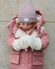 Sherpa Mittens - Benji Appliqué