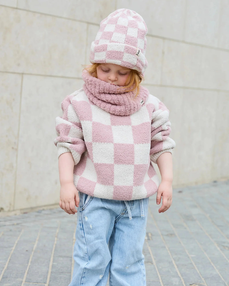 Ribbed Neck Gaiter - Fuzzy