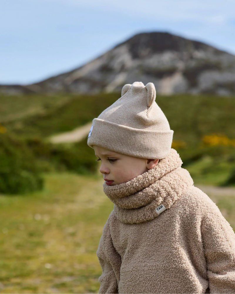 Bear Beanie - Heather