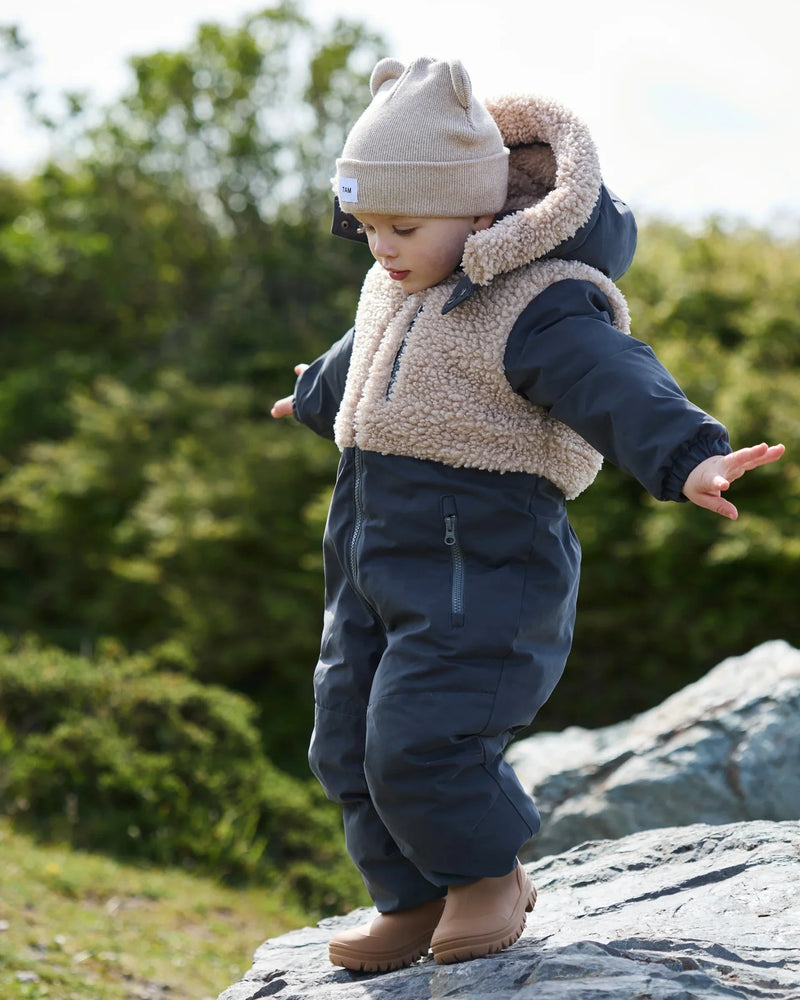 Bear Beanie - Heather