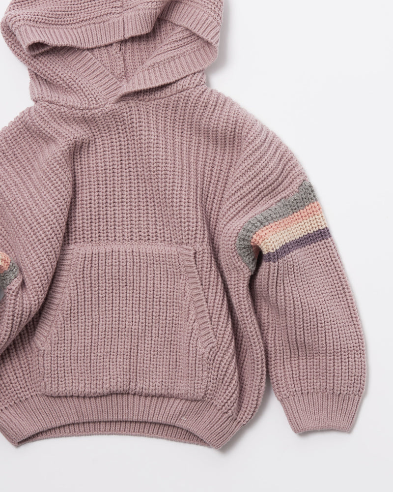 7AM Enfant - Pull épais à capuche - Chunky