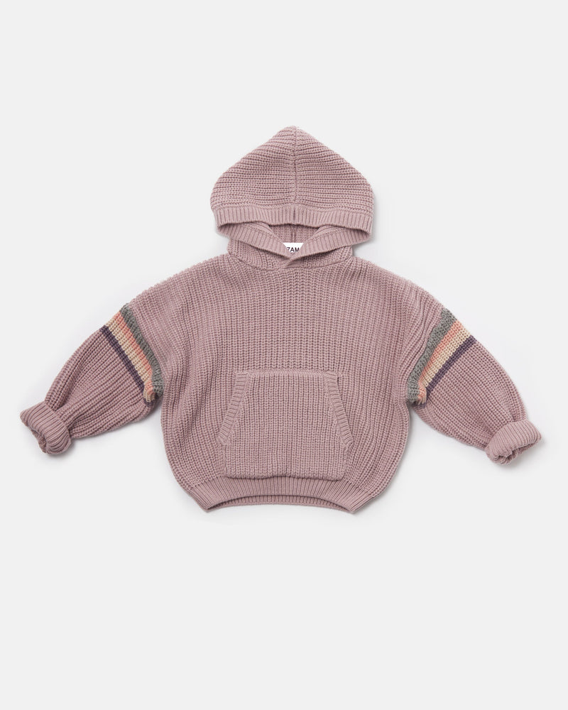 7AM Enfant - Pull épais à capuche - Chunky