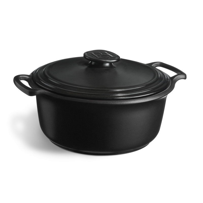 Emile Henry Sublime+ Round Casserole 7L Ardoise