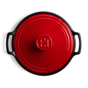 Emile Henry Sublime+ Round Casserole 7L Grand Cru
