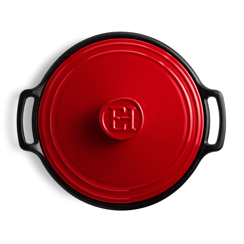 Emile Henry Sublime+ Round Casserole 7L Grand Cru