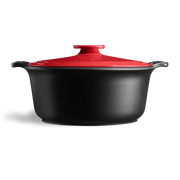 Emile Henry Sublime+ Round Casserole 7L Grand Cru