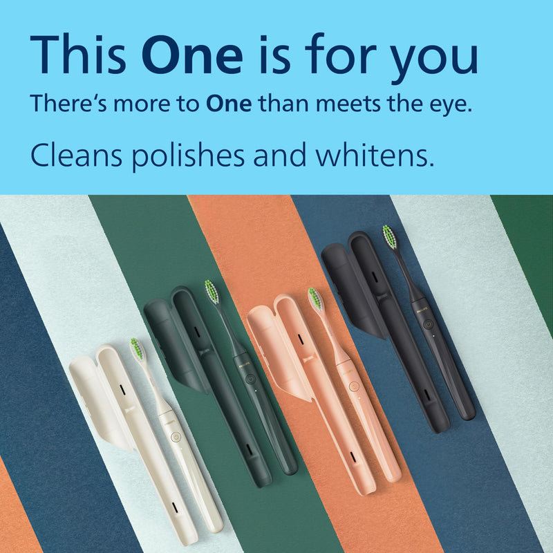 Philips One by Sonicare Rechargeable Toothbrush HY1200/27, White