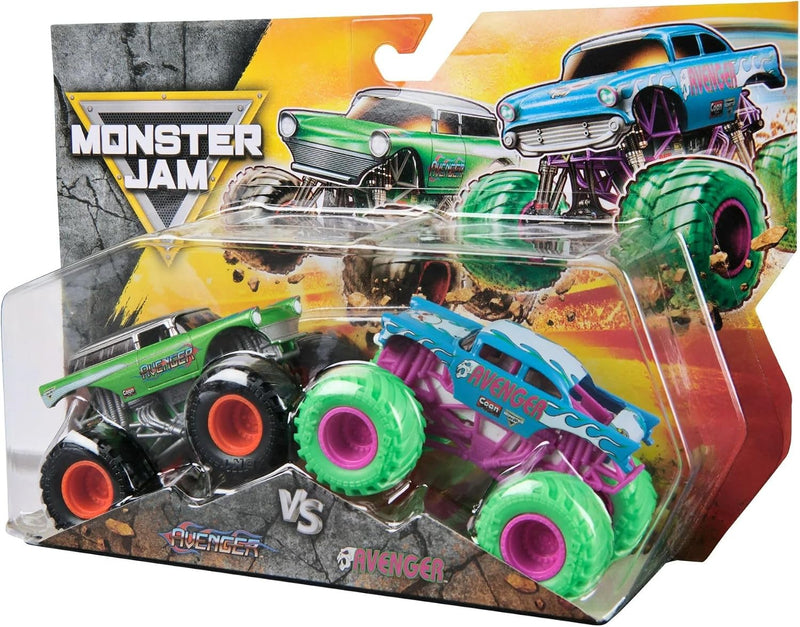 Monster Jam - Lot de 2 camions miniatures à l'échelle 1:64 Série 33