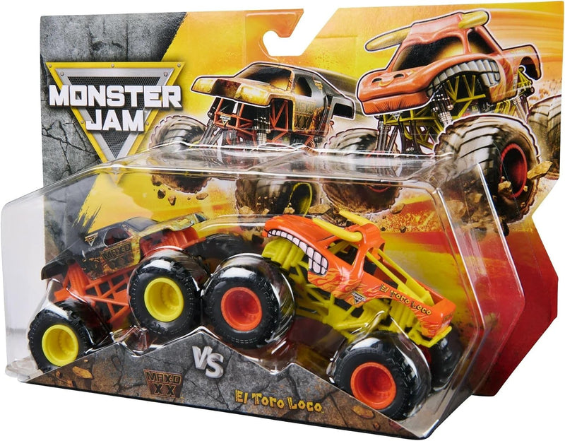 Monster Jam - Lot de 2 camions miniatures à l'échelle 1:64 Série 33