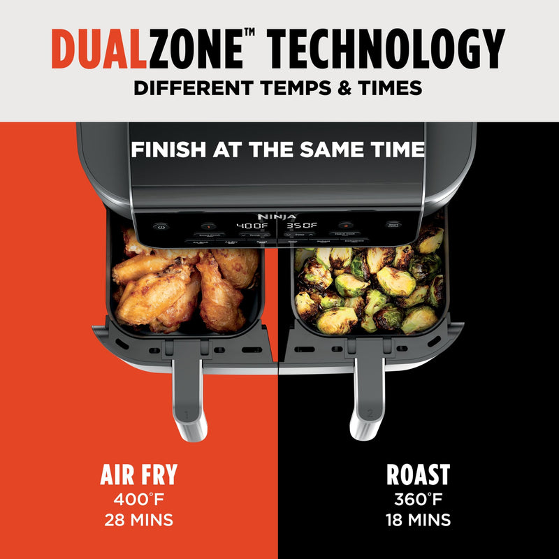 Ninja DualZone Air Fryer DZ801C, 8 qt.