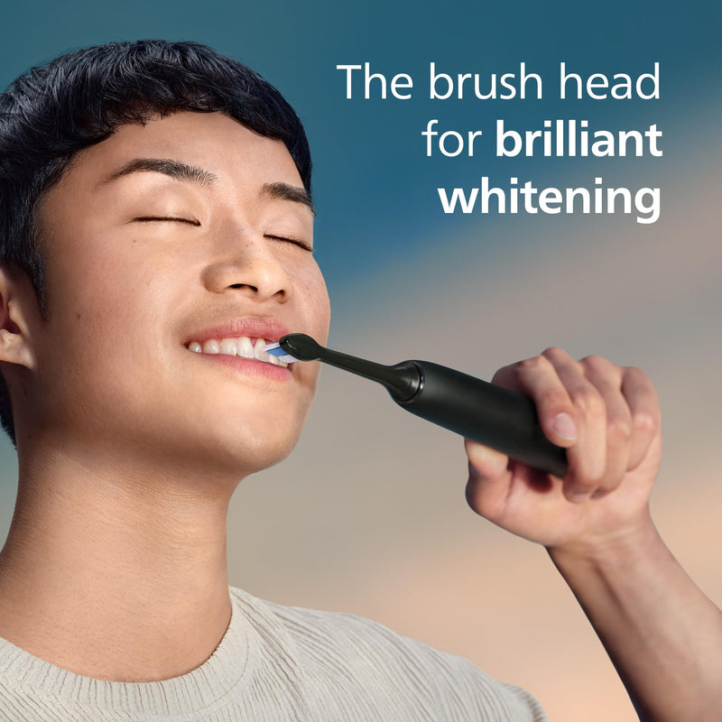Philips Sonicare W DiamondClean Heads HX6062/95, Black, 2 Pack