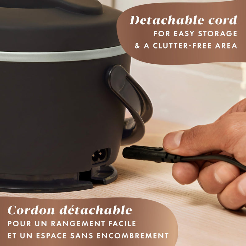 Crock-Pot Lunch Crock 2178594 20 oz Food Warmer, Black Licorice