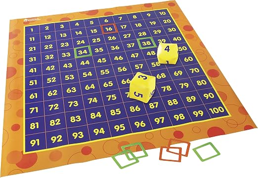 Ressources d'apprentissage - Tapis de comptage Hip Hoppin' Hundred