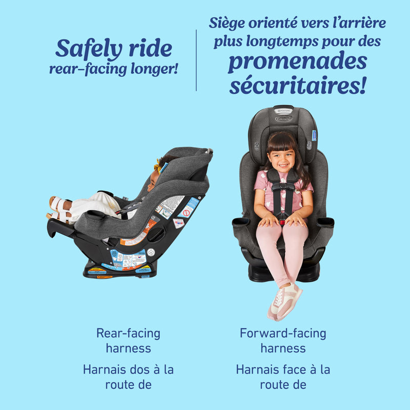 Graco - Extend2Fit Convertible Car Seat - Ashten