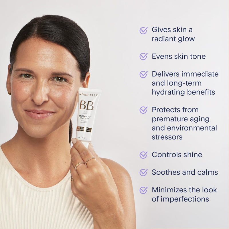 Marcelle BB Cream Golden Glow, Universal Shade, 45 mL