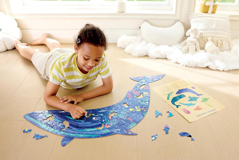 Hape - Whale Bright Ground Puzzle - 200 Pieces