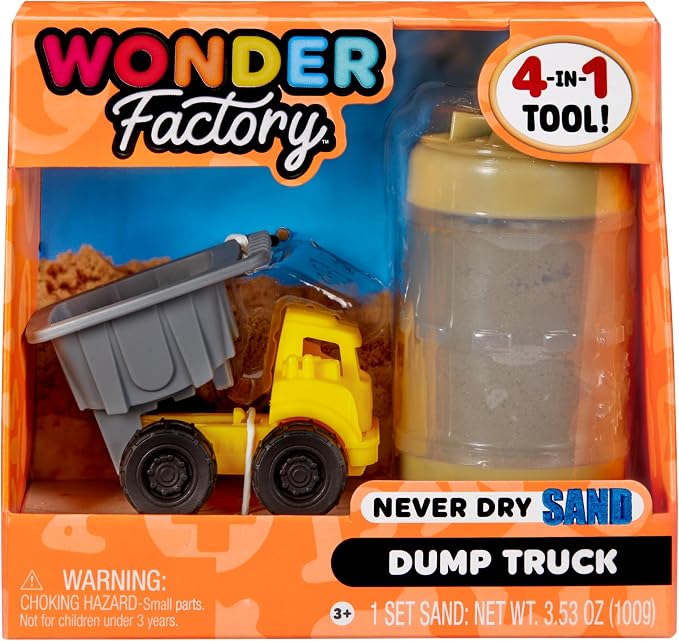 Wonder Factory - Never-Dry Sand Construction Truck | Dump Truck