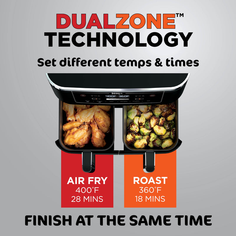 Ninja – Foodi DualZone XL DZ302C Air Fryer – Black – product image 6