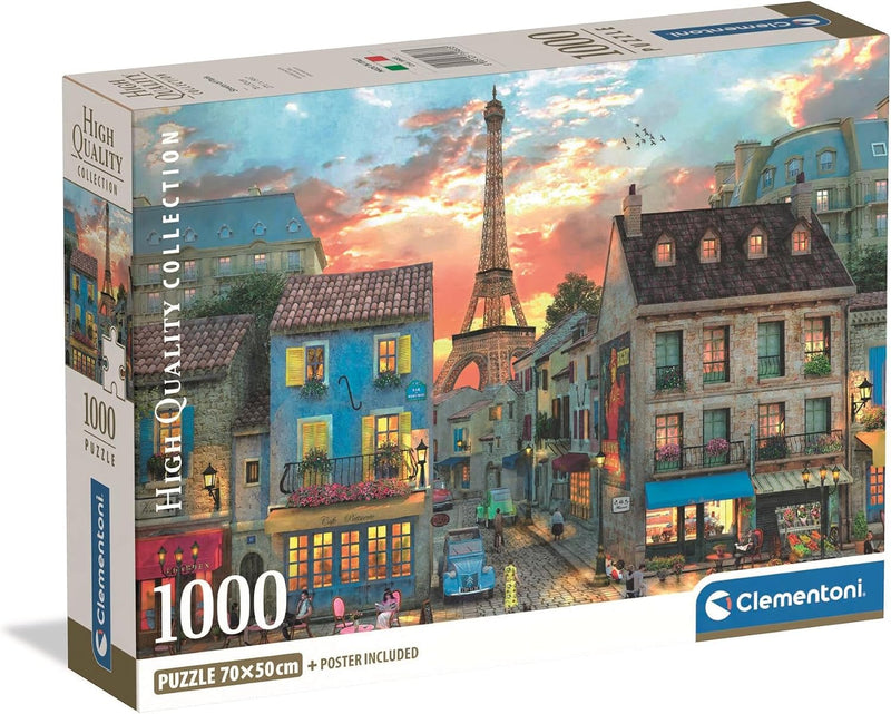 Clementoni - 1000-Piece Puzzle - Streets Of Paris