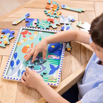 Melissa & Doug - Puzzle géant de 48 pièces - Monde sous-marin