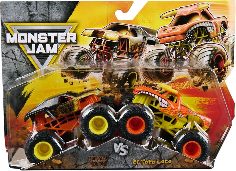 Monster Jam - Lot de 2 camions miniatures à l'échelle 1:64 Série 33