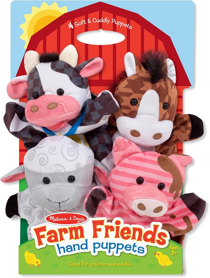 Melissa & Doug - Marionnettes à main Animaux de la ferme