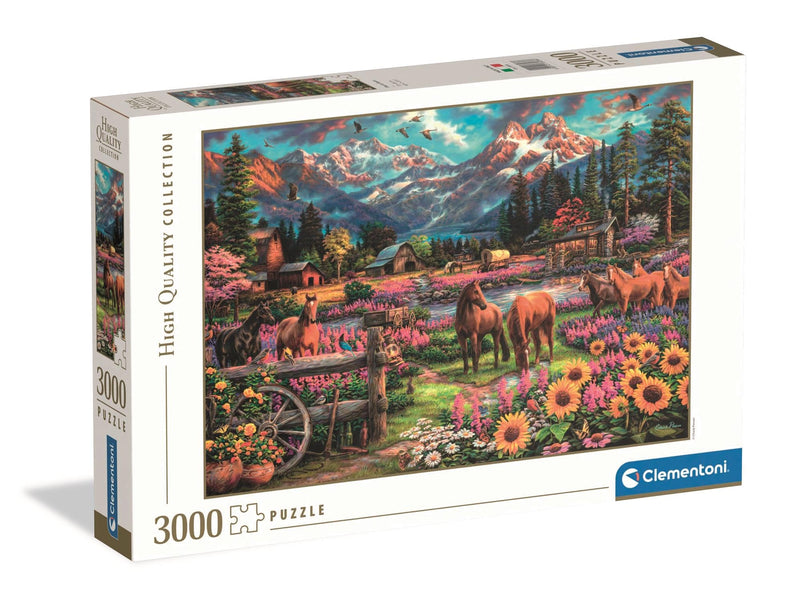 Clementoni - Puzzle 3000 pièces - En liberté