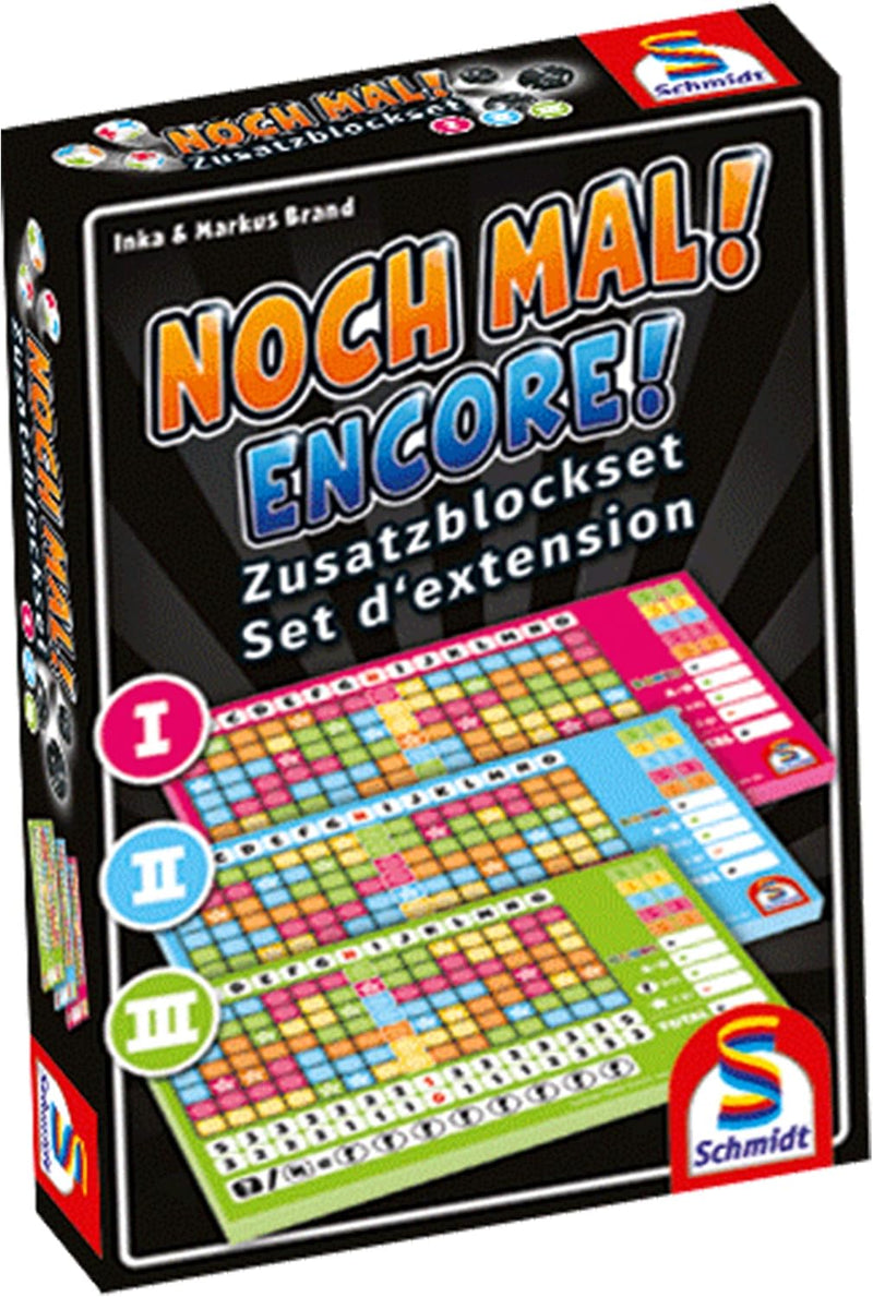 Schmidt Spiele - Blocs de scores supplémentaires pour "Encore !" 1, 2 et 3
