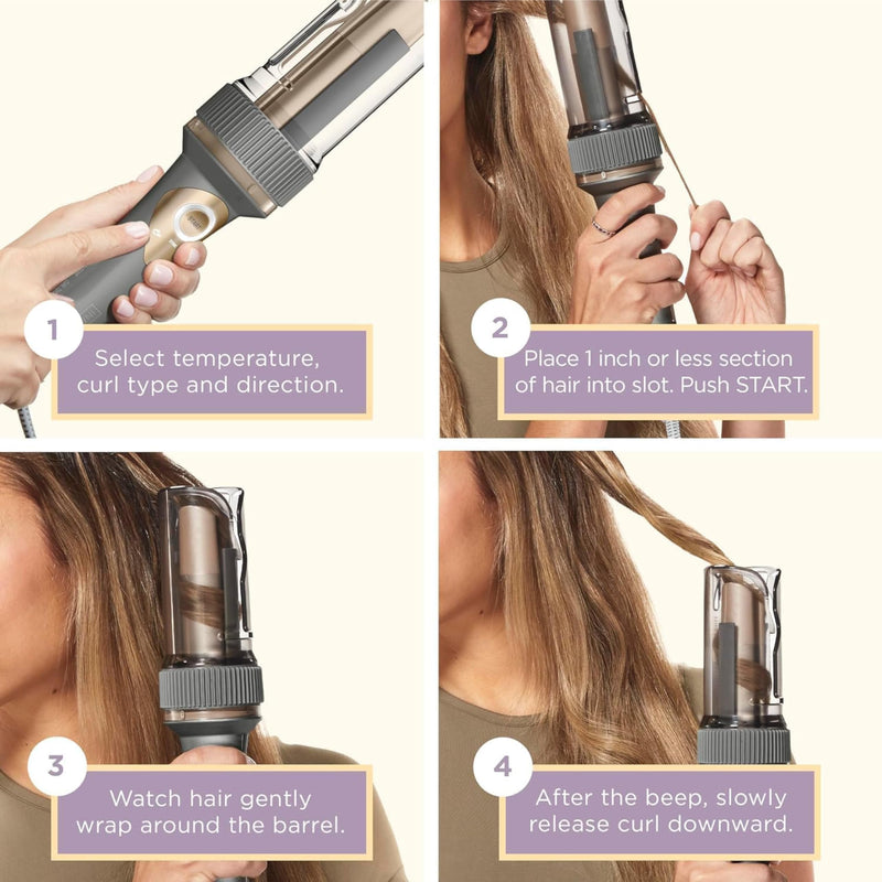 Conair Curl Secret CD1032C 1.25 in Auto Curler, Pink