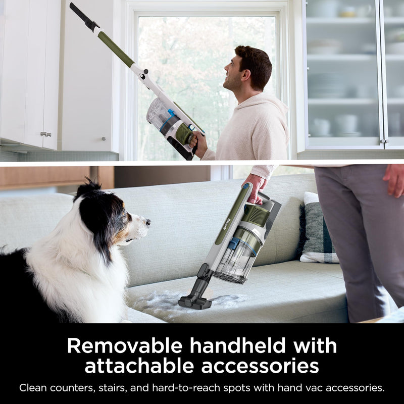 Shark PowerPro Flex Pet Plus Cordless Vacuum IZ387H, Olive