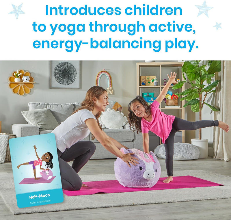 hand2mind - BubblePlush Yoga Ball Buddy | Unicorn