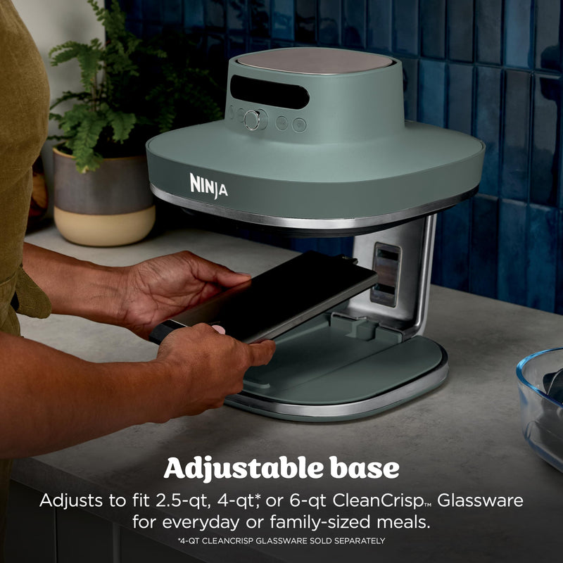 Ninja Crispi Pro Glass Air Fryer AS101CDG, Ash Grey
